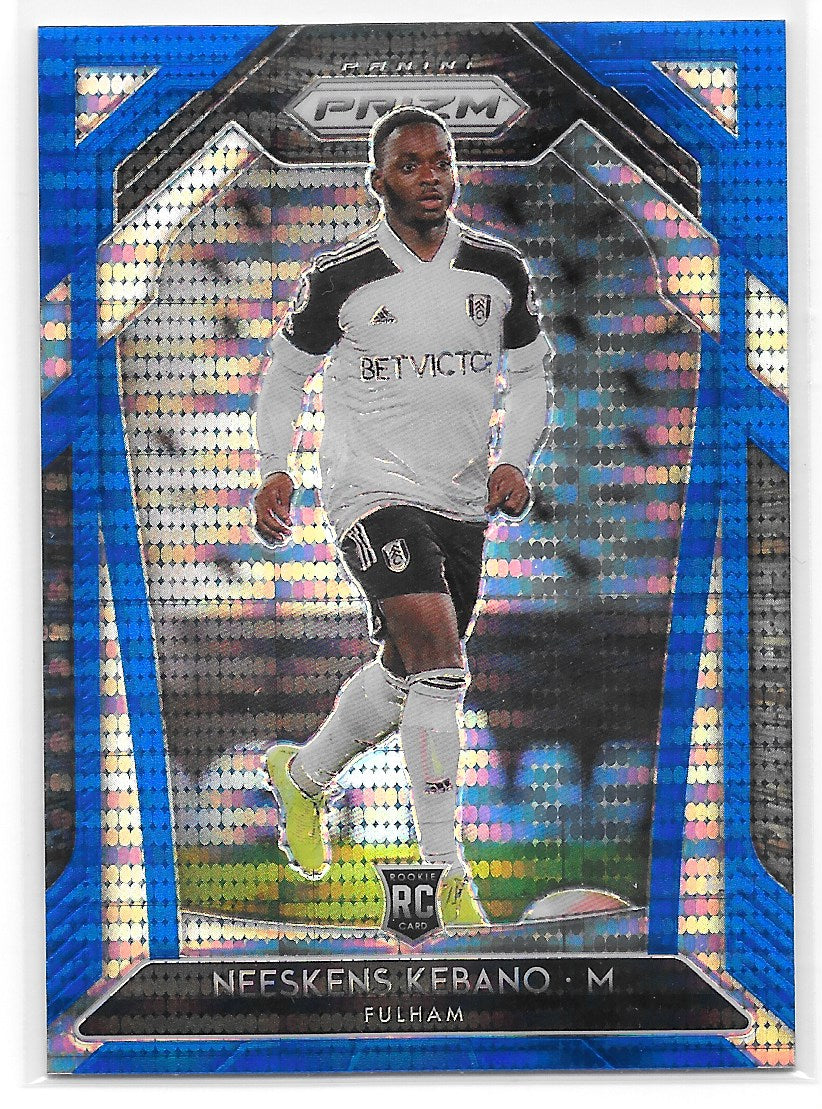 Neeskens Kebano (Fulham FC) Blue Pulsar RC Panini Prizm Premier League 20-21