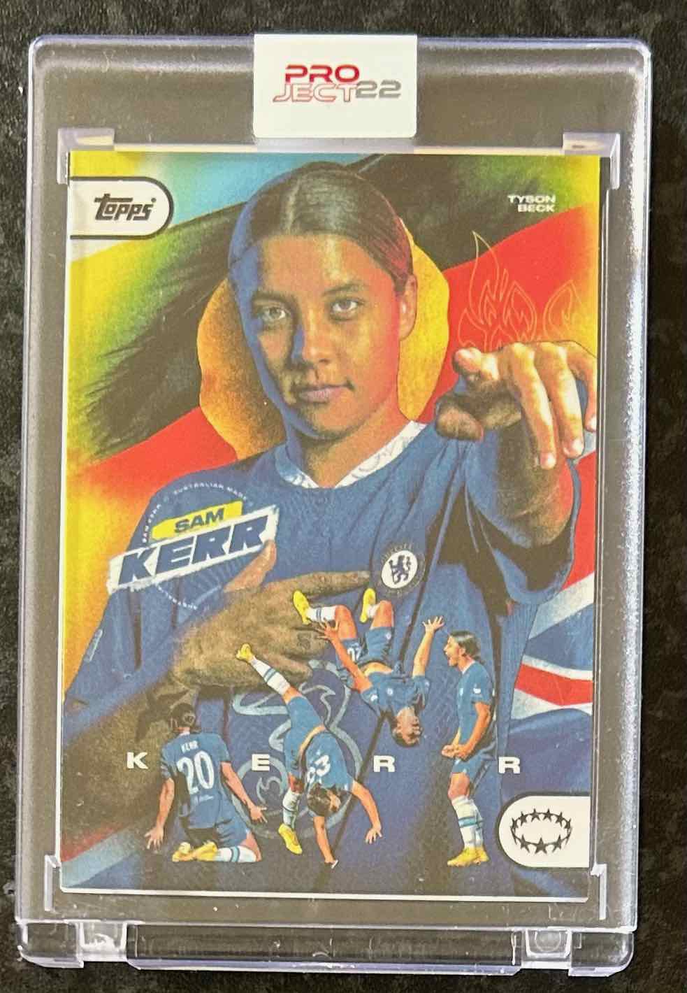 Sam Kerr (Chelsea) x Tyson Beck Topps Project 2022