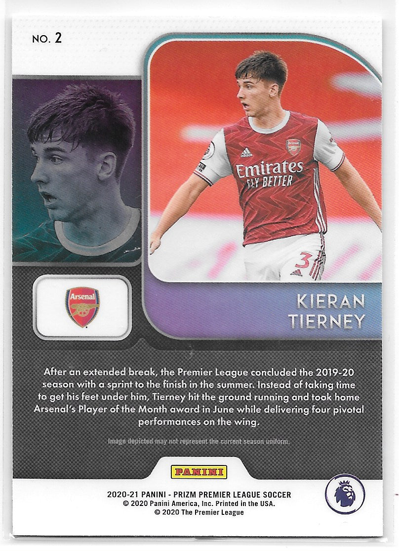 Kieran Tierney (Arsenal FC) Instant Impact Panini Prizm Premier League 20-21