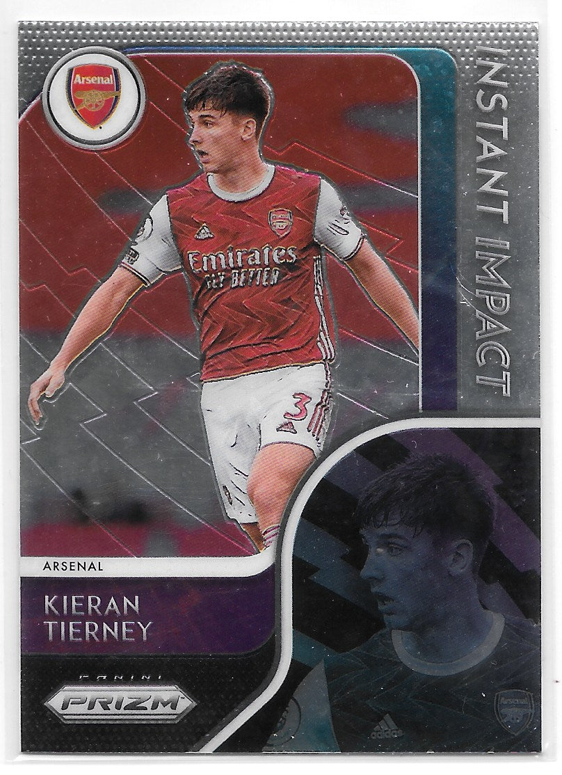 Kieran Tierney (Arsenal FC) Instant Impact Panini Prizm Premier League 20-21