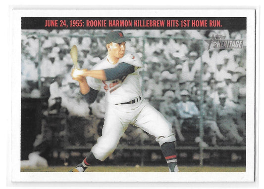 Harmon Killebrew (Washington Senators) FlashBacks Topps Heritage Baseball 2004