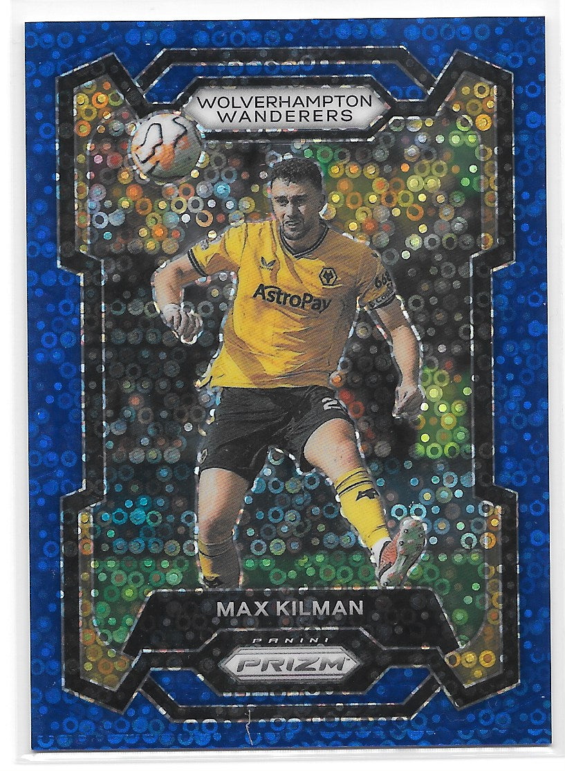 Max Kilman (Wolverhampton Wanderers) Blue Breakaway /99 Panini Prizm Premier League 23-24