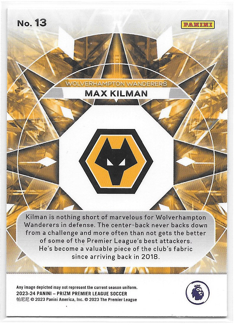 Max Kilman (Wolverhampton Wanderers) Kaleidoscopic Panini Prizm Premier League 23-24