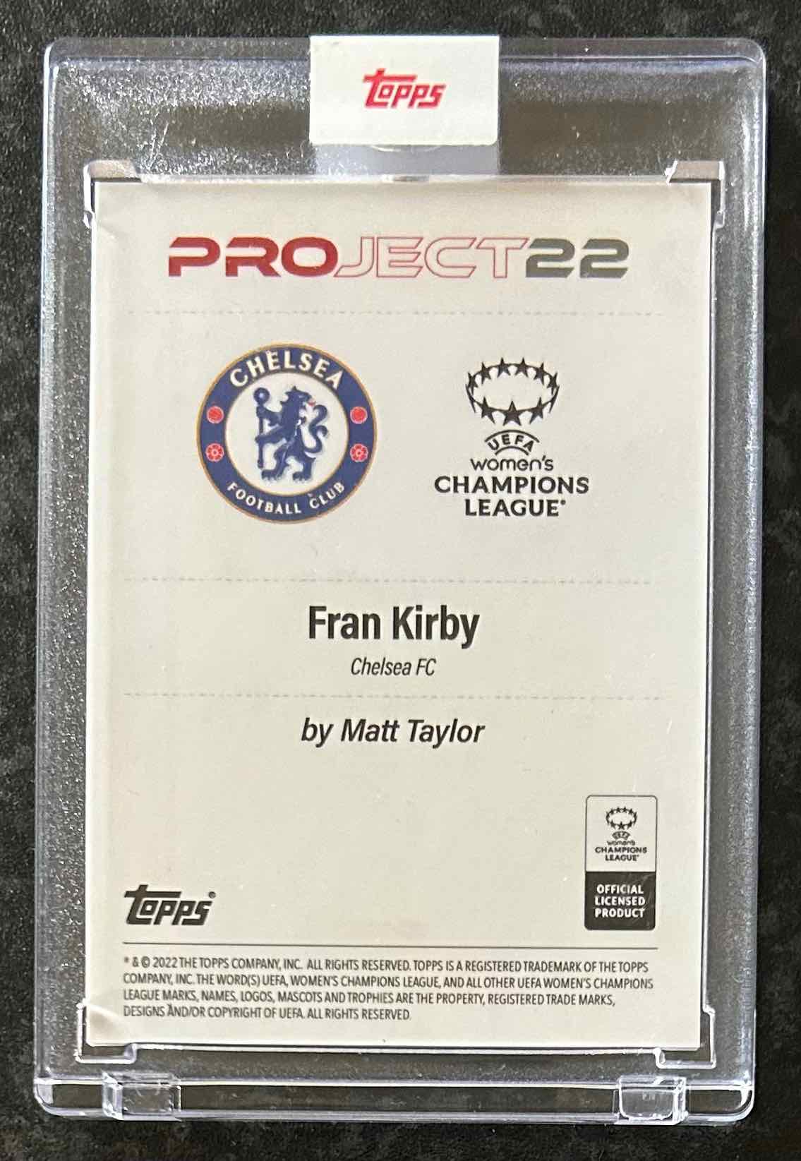 Fran Kirby (Chelsea FC) x Matt Taylor Topps Project 2022