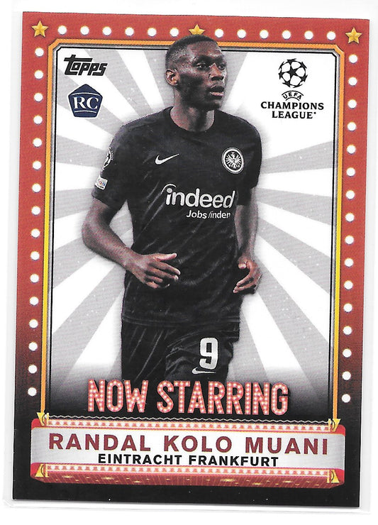 Randal Kolo Muani (Eintracht Frankfurt) Now Starring RC Topps UCC Flagship 22-23