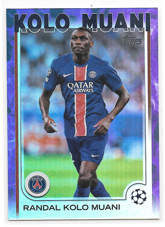 Randal Kolo Muani (PSG) Purple Inferno /299 Topps UCC Flagship 24-25