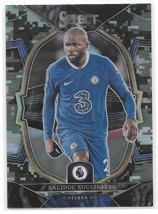 Kalidou Koulibaly (Chelsea FC) Terrace Camo /225 Panini Select Premier League 22-23