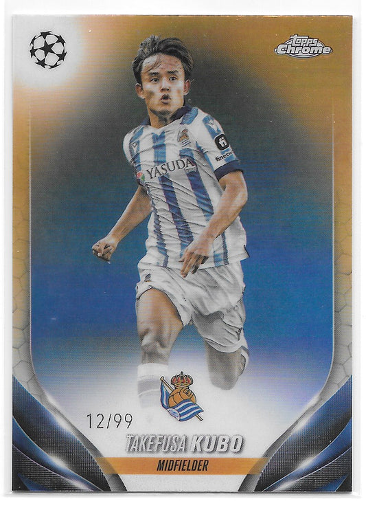 Takefusa Kubo (Real Sociedad) Colour Match /99 Topps Chrome UCC 23-24