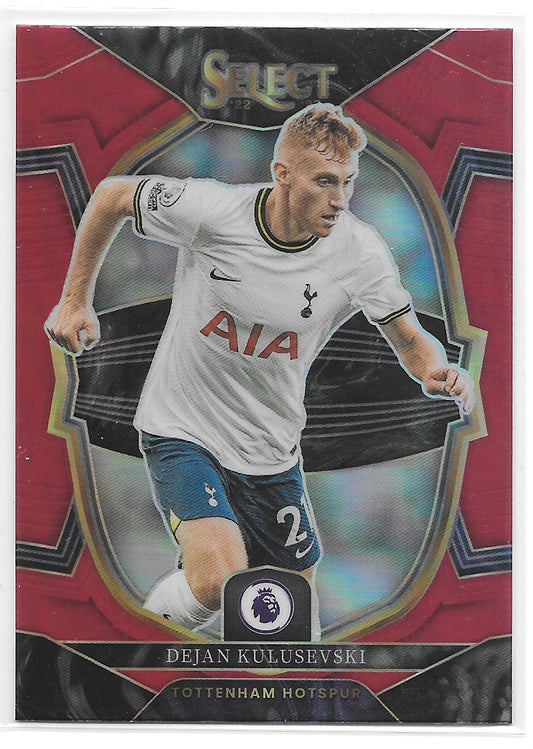 Dejan Kulusevski (Tottenham Hotspur) Terrace Red Panini Select Premier League 22-23