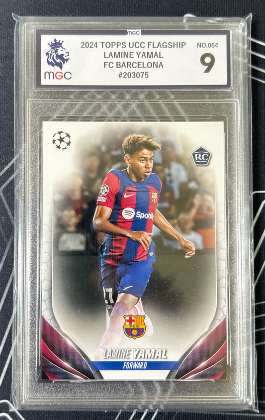 Lamine Yamal (FC Barcelona) Rookie Card Topps UCC Flagship 23-24 MGC 9