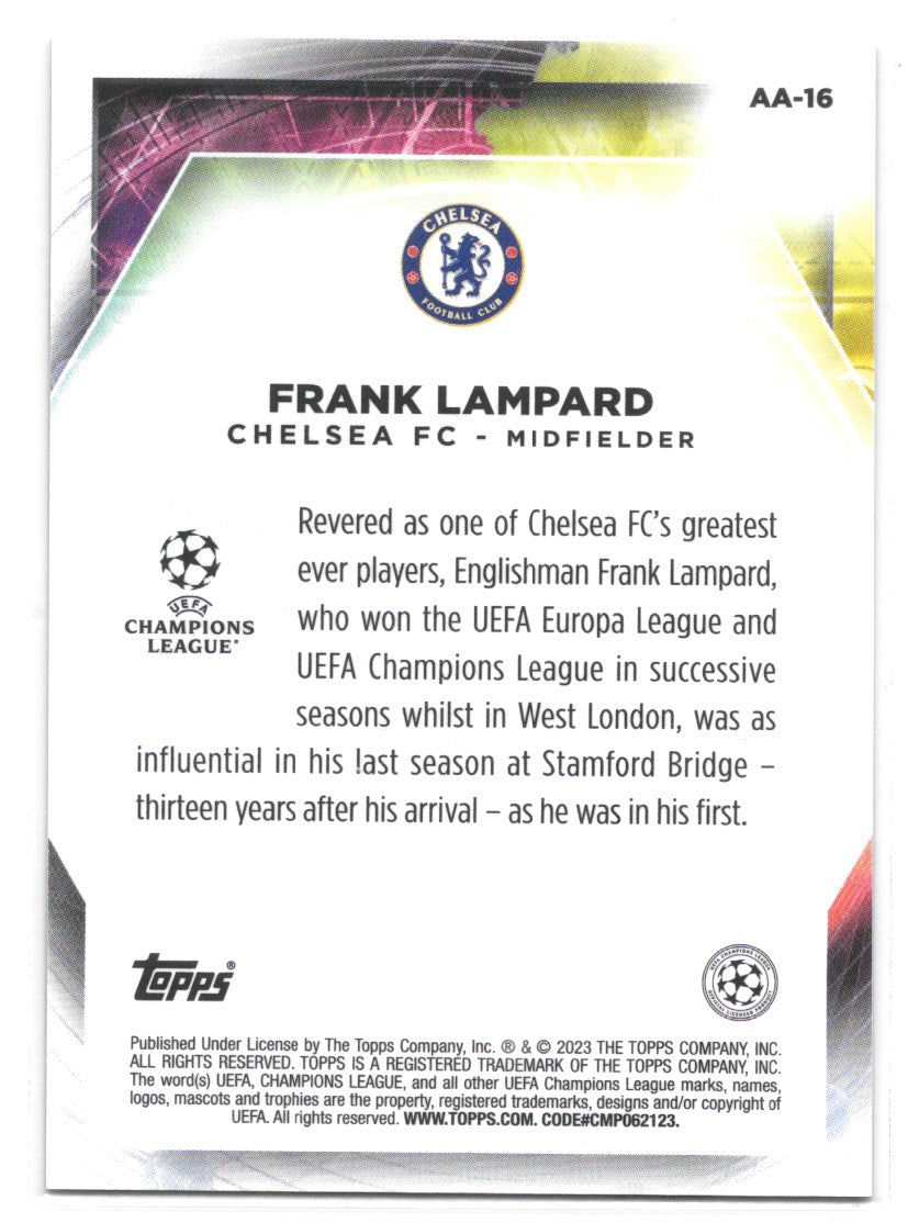 Frank Lampard (Chelsea FC) Ageless Alchemy Topps Merlin Chrome UCC 22-23