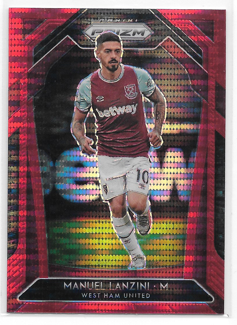 Manuel Lanzini (West Ham United) Red Pulsar Panini Prizm Premier League 20-21