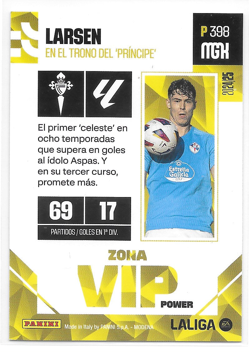 Jorgen Larsen (Celta de Vigo) Zona VIP Power Panini La Liga MegaCracks 24-25