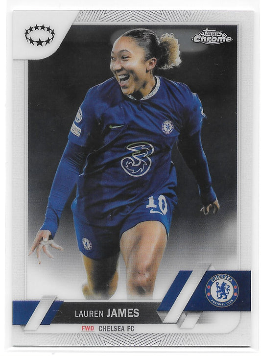 Lauren James (Chelsea FC) Topps Chrome UEFA Women’s Champions League 22-23