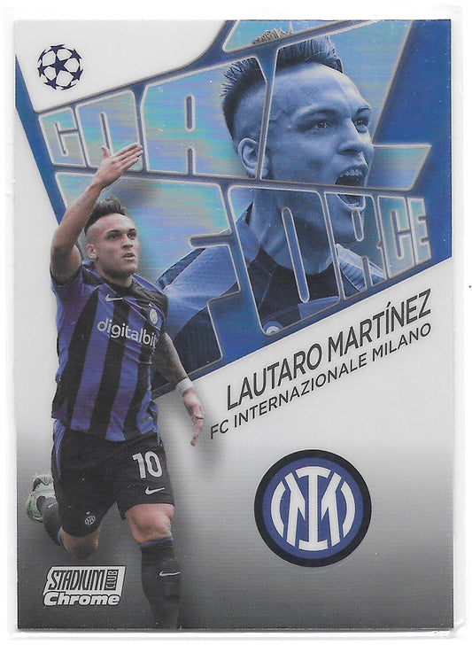 Lautaro Martinez (FC Internazionale Milano) Goal Force Topps Stadium Club Chrome 22-23