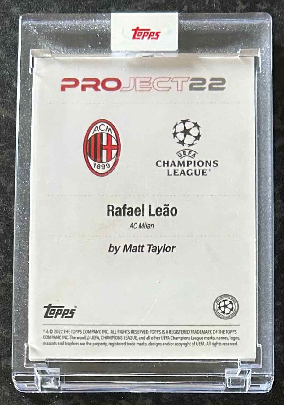 Rafael Leao (AC Milan) x Matt Taylor Topps Project 2022