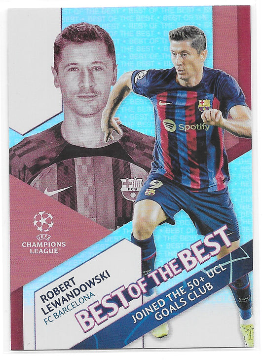 Robert Lewandowski (FC Barcelona) Best of the Best Topps UCC Flagship 22-23