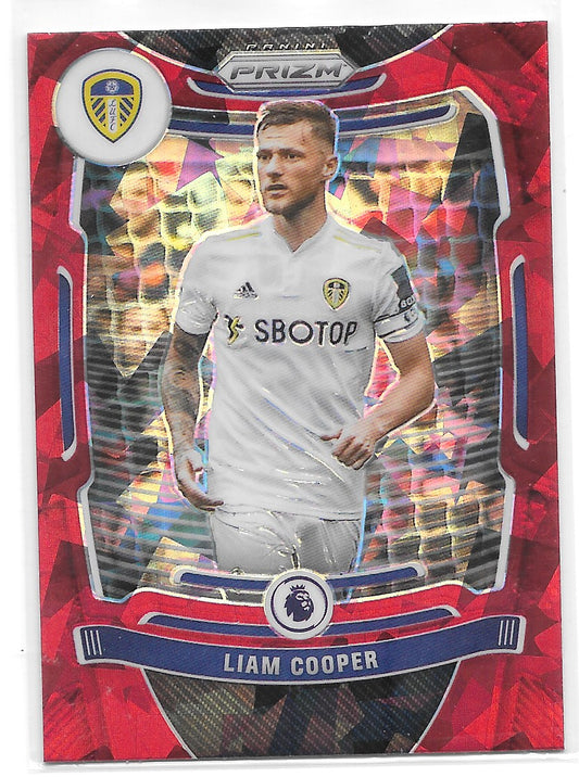 Liam Cooper (Leeds United FC) Red Ice Panini Prizm Premier League 21-22