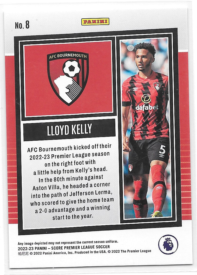 Lloyd Kelly (AFC Bournemouth) Blue Laser /60 Panini Score Premier League 22-23