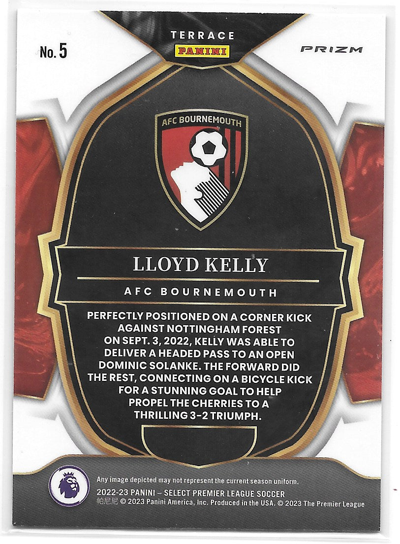 Lloyd Kelly (AFC Bournemouth) Terrace Red Panini Select Premier League 22-23