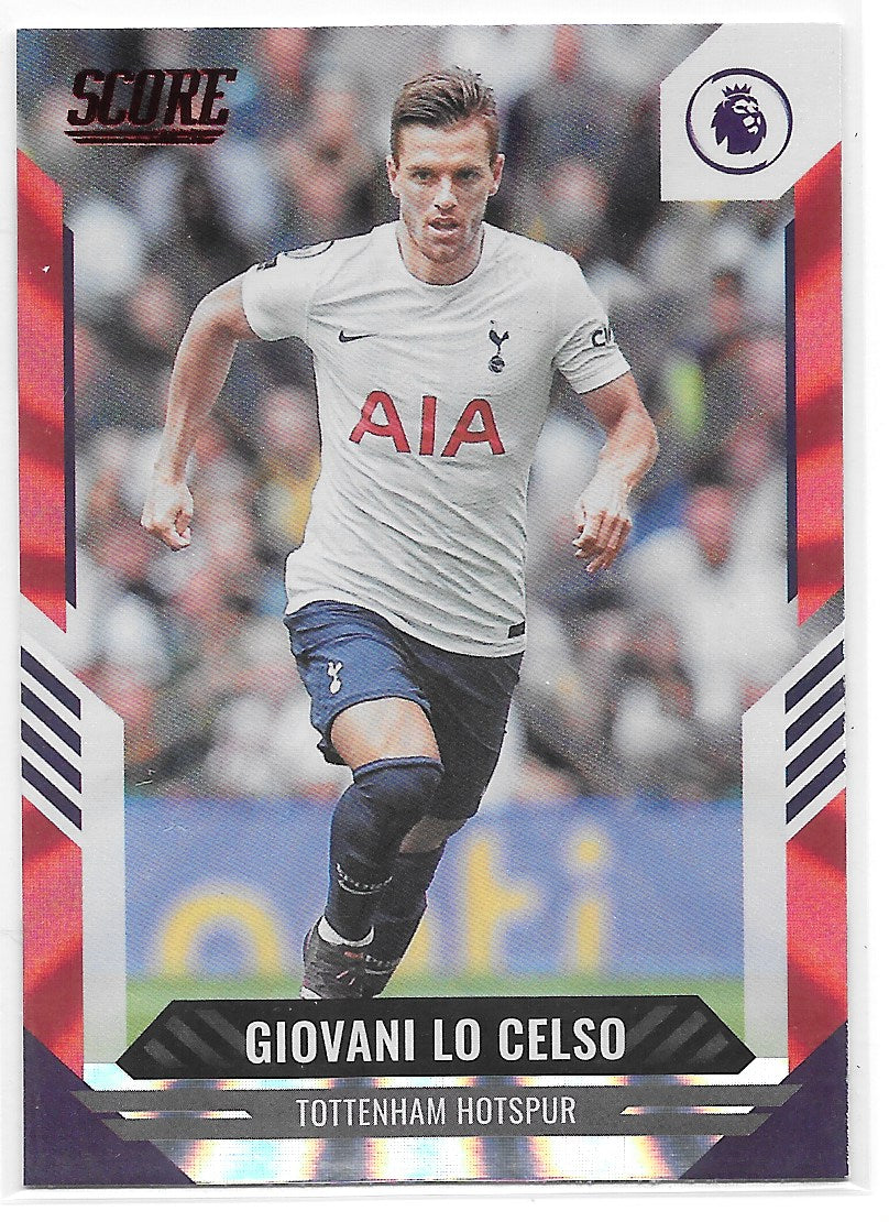 Giovani Lo Celso (Tottenham Hotspur) Red Laser Panini Score Premier League 21-22