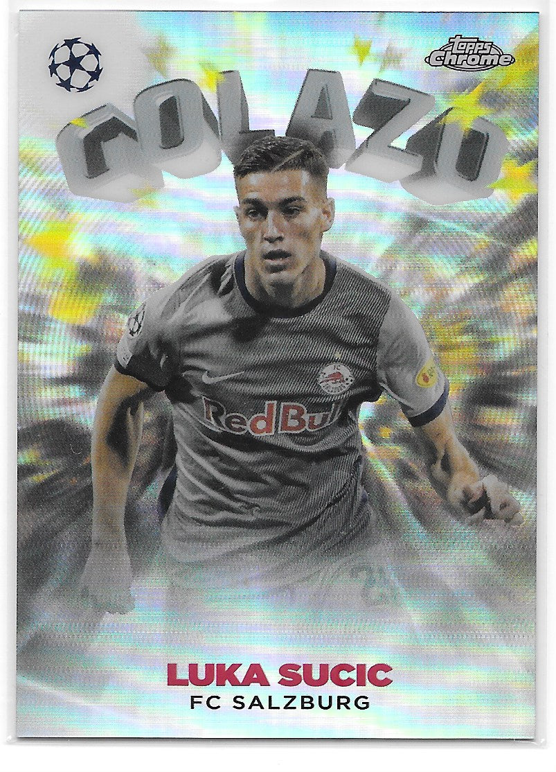 Luka Sucic (FC Salzburg) Golazo Topps Chrome UEFA Club Competitions 22-23