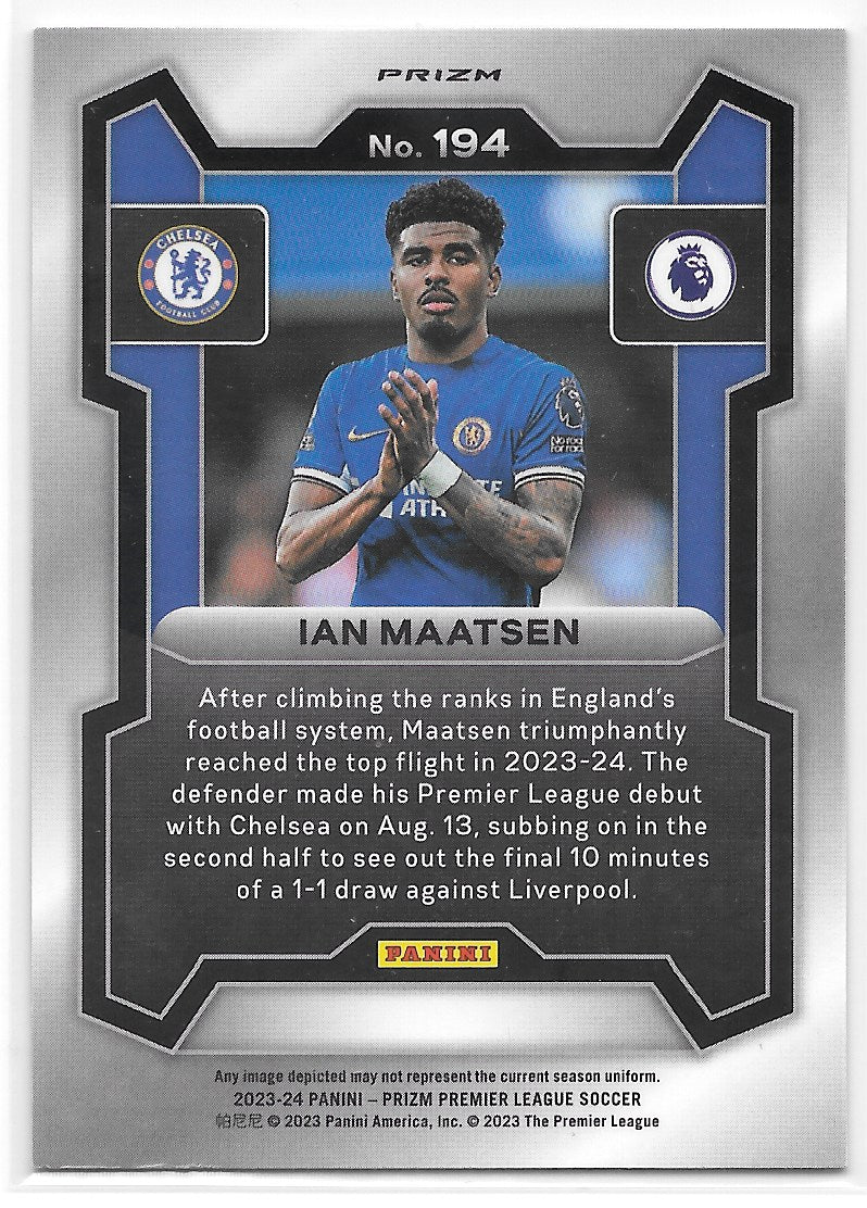 Ian Maatsen (Chelsea FC) Pink Mosaic RC Panini Prizm Premier League 23-24