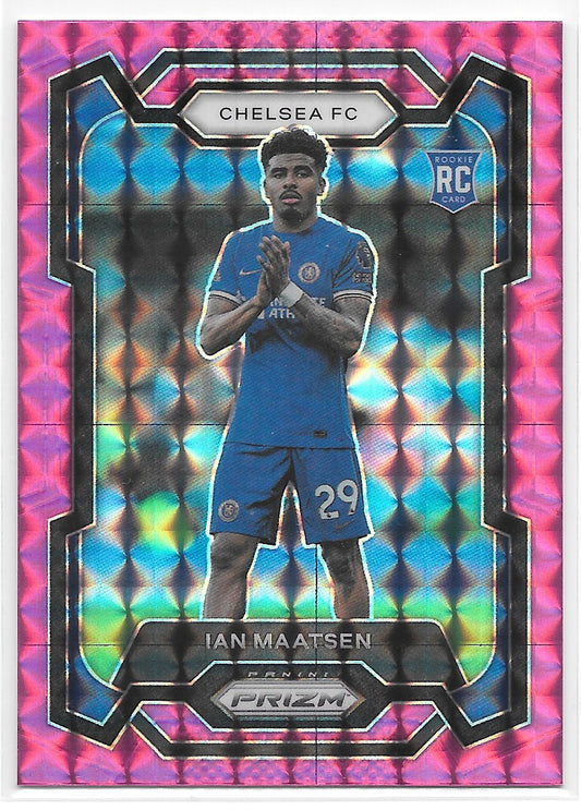 Ian Maatsen (Chelsea FC) Pink Mosaic RC Panini Prizm Premier League 23-24