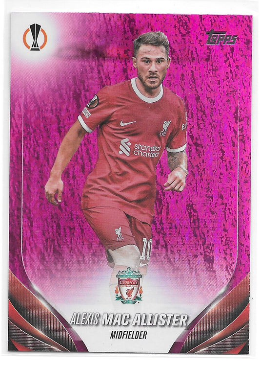 Alexis Mac Allister (Liverpool FC) Pink Sparkle Topps UCC Flagship 23-24