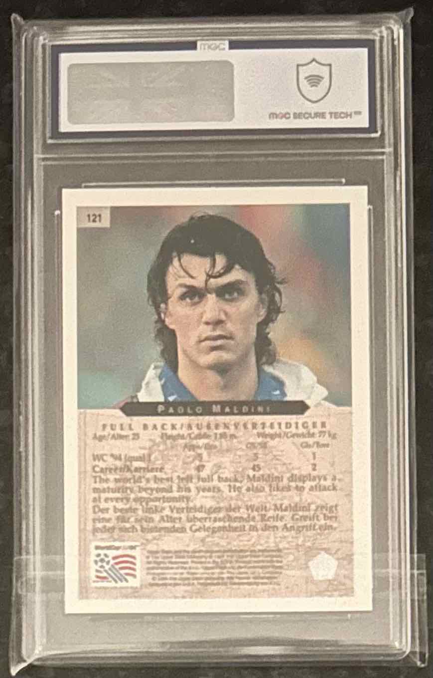 Paolo Maldini (Italy) Upper Deck FIFA World Cup USA 1994 MGC 9