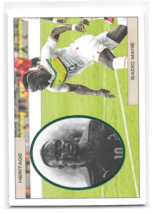 Sadio Mane (Senegal) Heritage Emerald /24 Futera Unique World Football 23-24