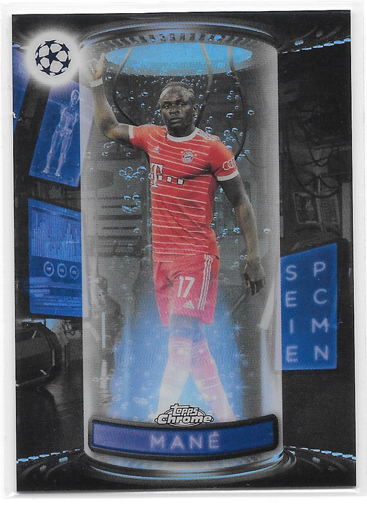 Sadio Mane (FC Bayern Munchen) Specimen Topps Chrome UEFA Club Competitions 22-23