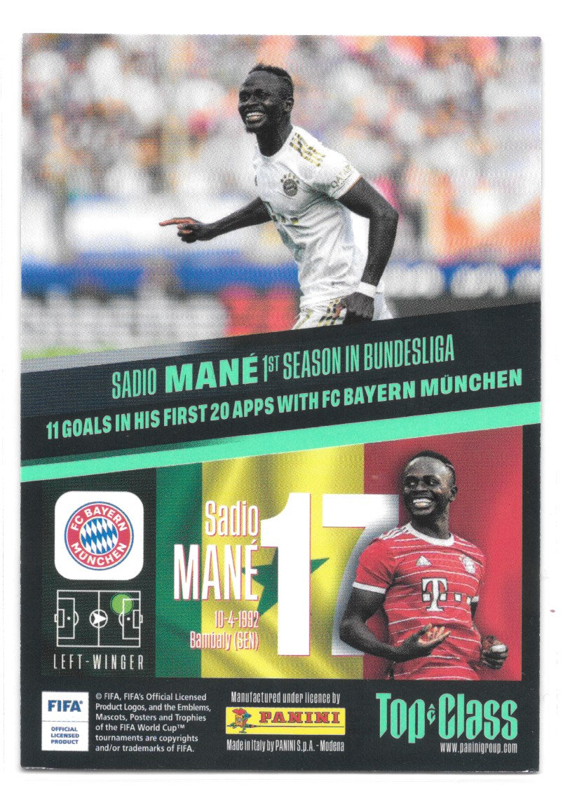 Sadio Mane (FC Bayern Munchen) Unbeatable Panini Top Class 2023