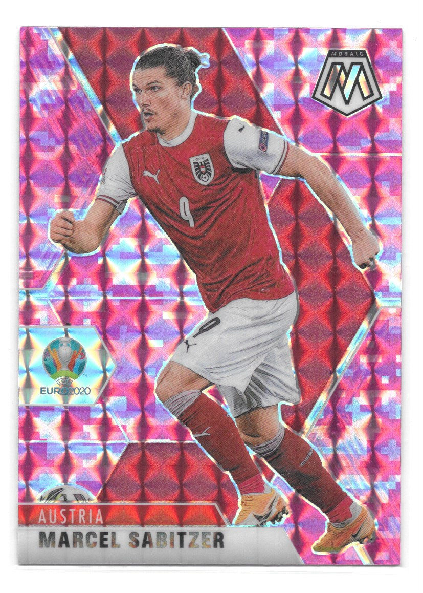 Marcel Sabitzer (Austria) Camo Pink Panini Mosaic UEFA Euro 2020