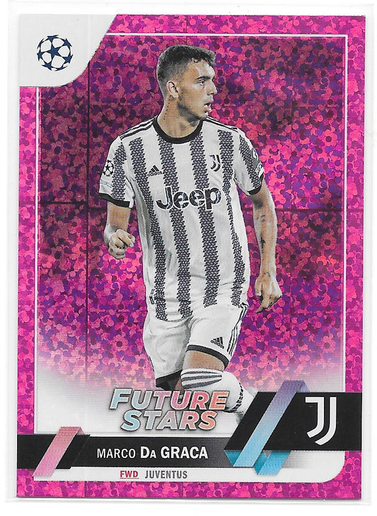 Marco Da Graca (Juventus) Pink Sparkle Future Stars Topps UCC Flagship 22-23