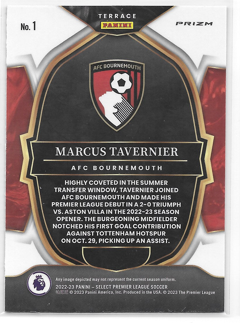 Marcus Tavernier (AFC Bournemouth) Terrace Red RC Panini Select Premier League 22-23