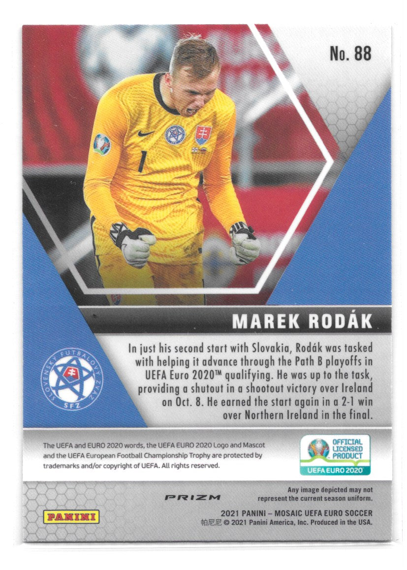 Marek Rodak (Slovakia) Camo Pink RC Panini Mosaic UEFA Euro 2020