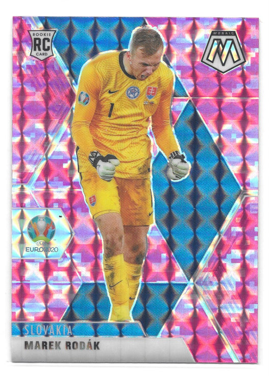 Marek Rodak (Slovakia) Camo Pink RC Panini Mosaic UEFA Euro 2020