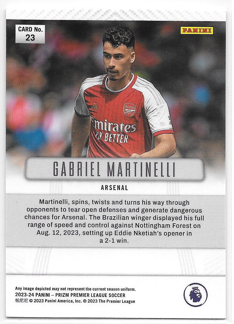 Gabriel Martinelli (Arsenal FC) Flashback 2012 Panini Prizm Premier League 23-24