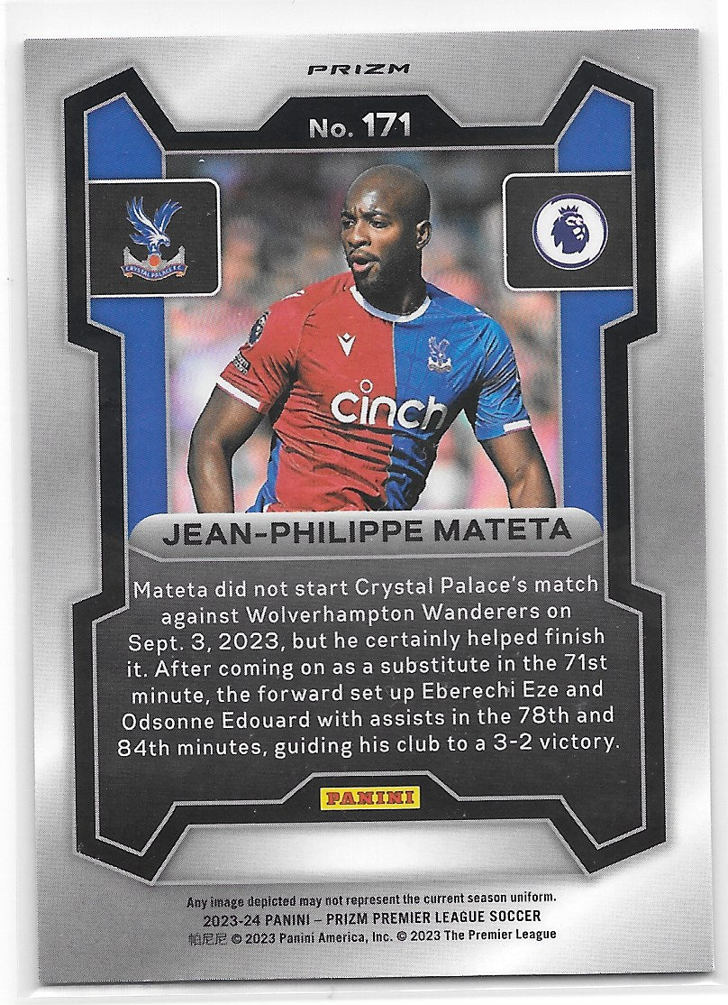 Jean-Philippe Mateta (Crystal Palace) Pink Mosaic Panini Prizm Premier League 23-24