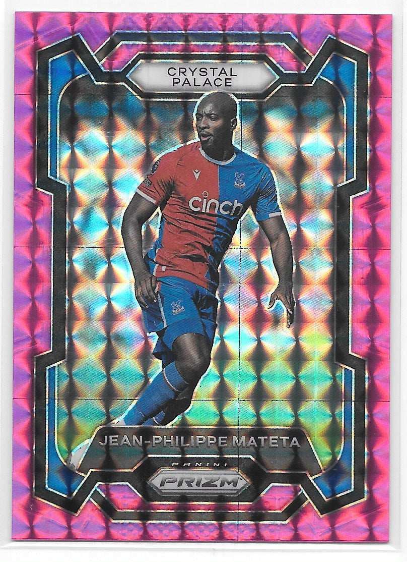 Jean-Philippe Mateta (Crystal Palace) Pink Mosaic Panini Prizm Premier League 23-24