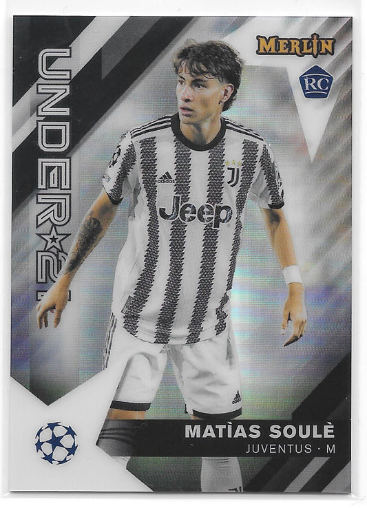 Matias Soule (Juventus) Under 21 Stars Topps Merlin Chrome UCC 22-23