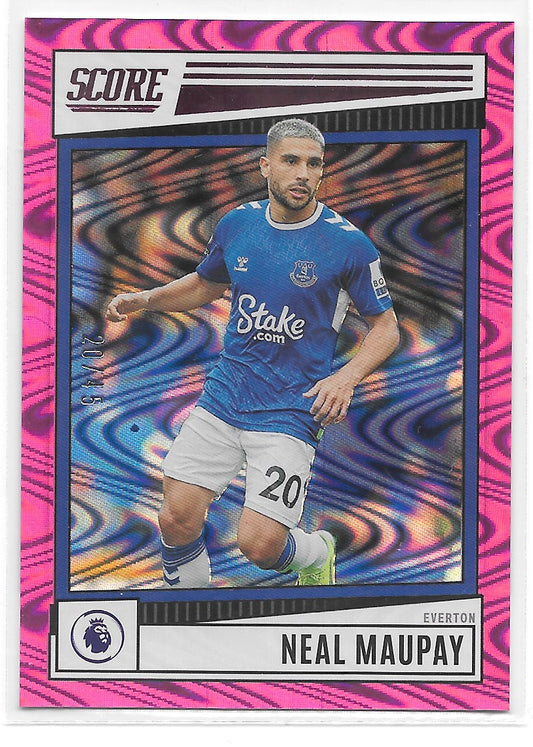 Neal Maupay (Everton) Pink Swirl /45 Panini Score Premier League 22-23