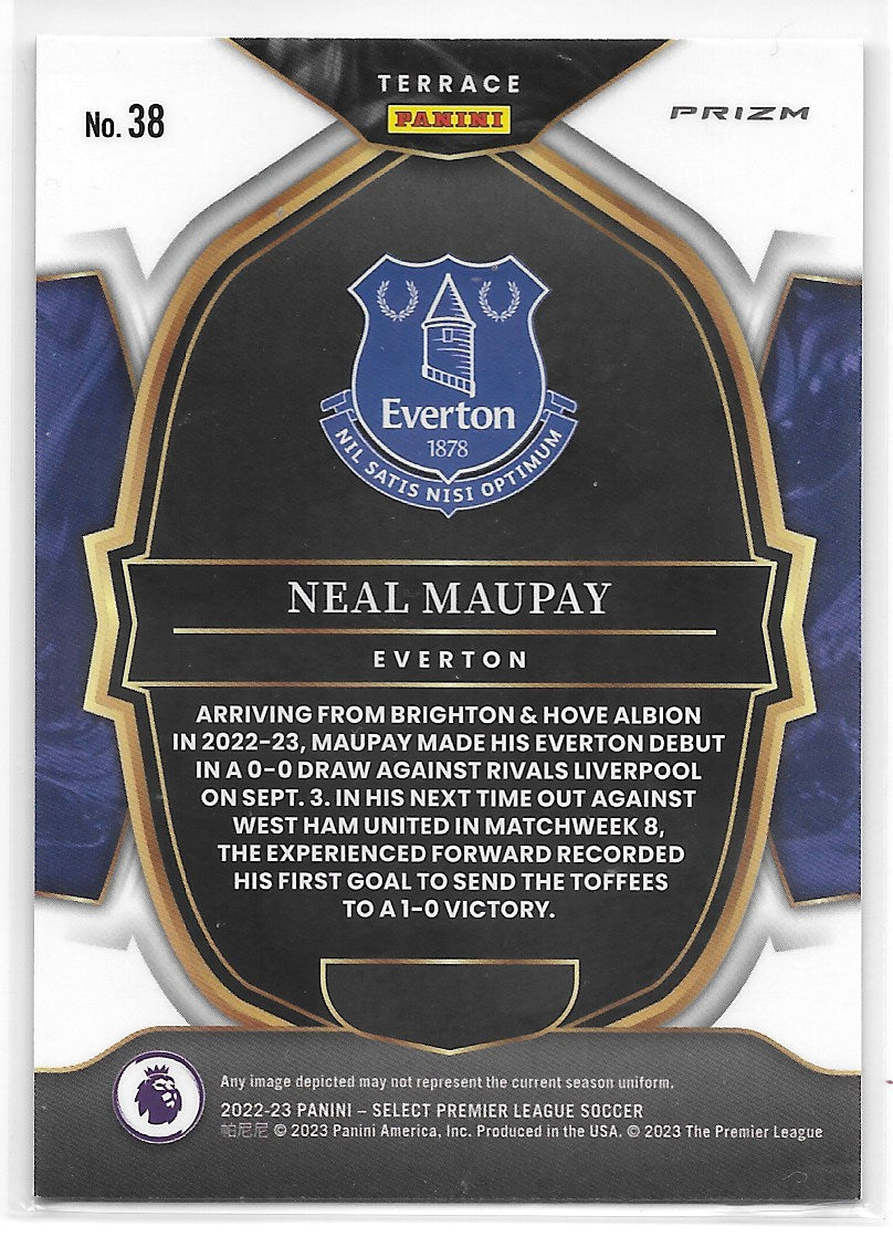 Neal Maupay (Everton) Terrace Pink Ice Panini Select Premier League 22-23