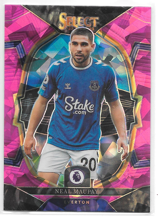 Neal Maupay (Everton) Terrace Pink Ice Panini Select Premier League 22-23