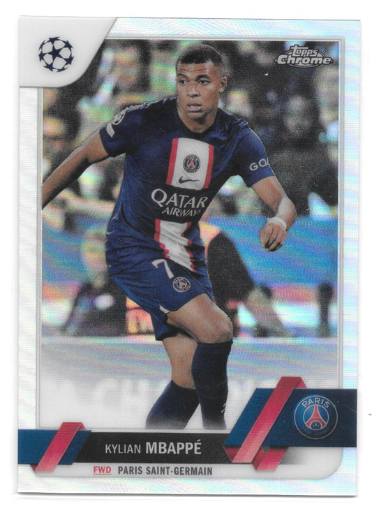 Kylian Mbappé (PSG) Refractor Topps Chrome UEFA Club Competitions 22-23