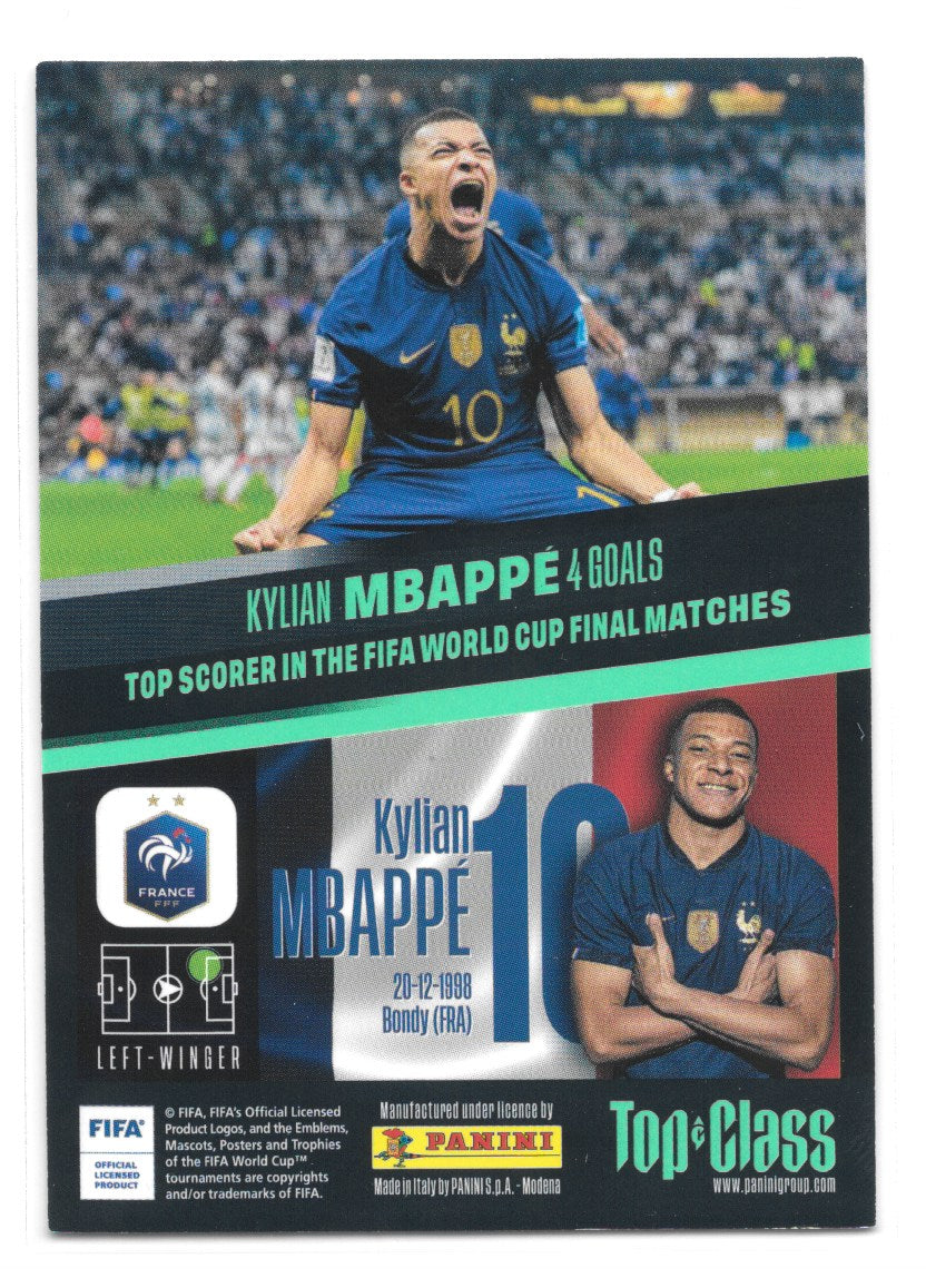 Kylian Mbappe (France) Unbeatable Panini Top Class 2023