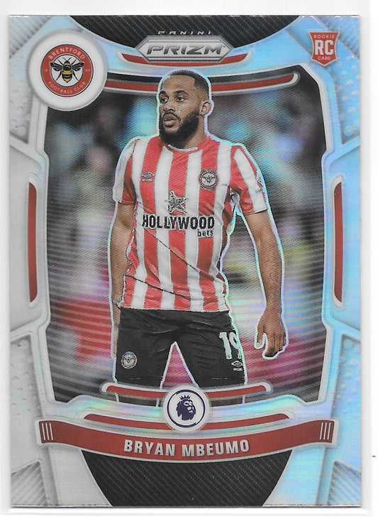 Bryan Mbeumo (Brentford) Silver RC Panini Prizm Premier League 21-22