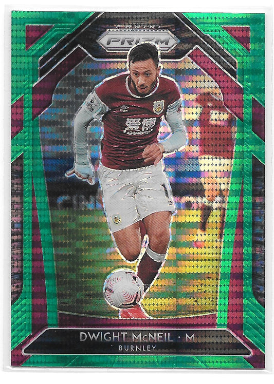 Dwight McNeil (Burnley FC) Green Pulsar Panini Prizm Premier League 20-21