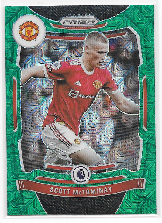 Scott McTominay (Manchester United) Green Mojo Panini Prizm Premier League 21-22